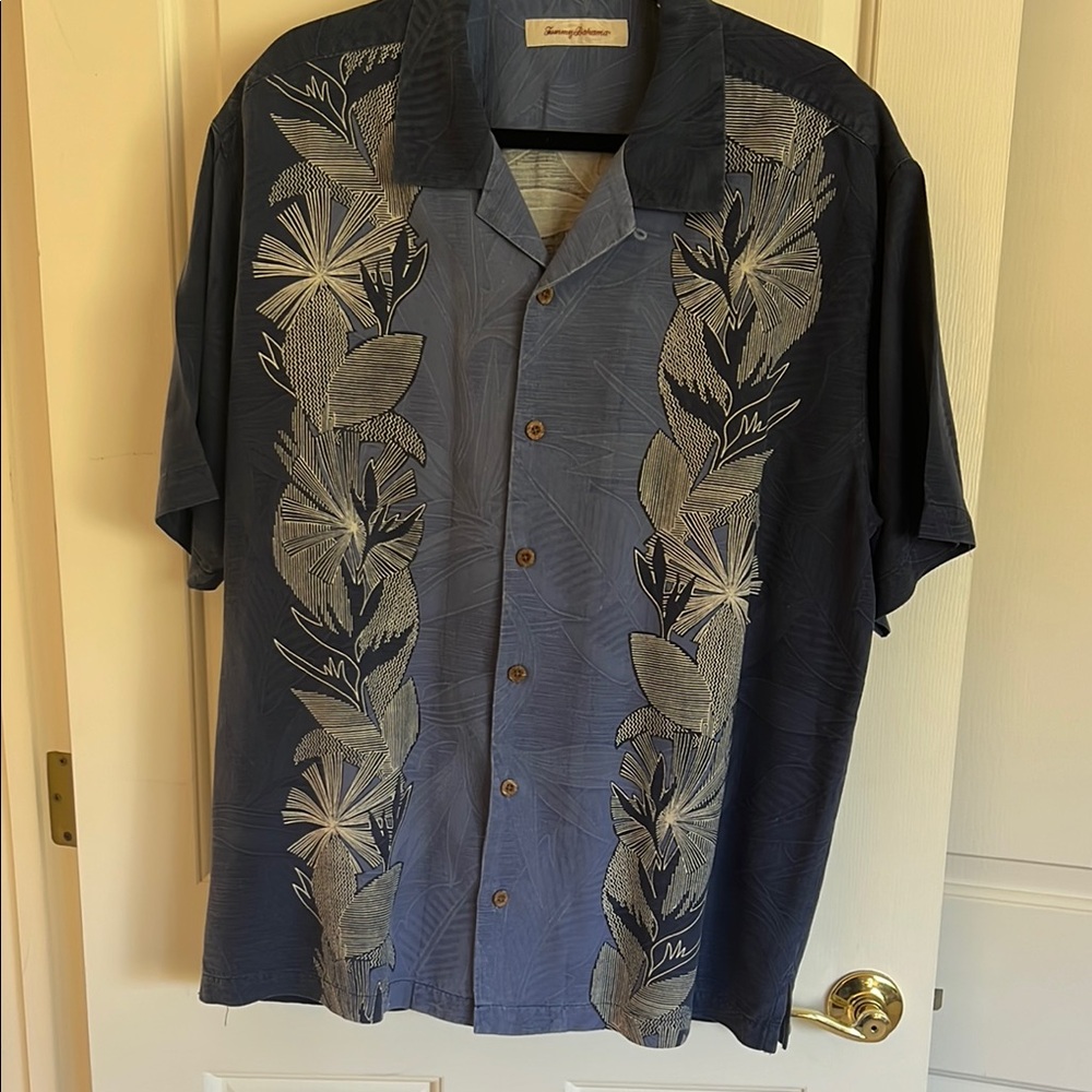 Tommy Bahama Blue Floral Men's Shirt